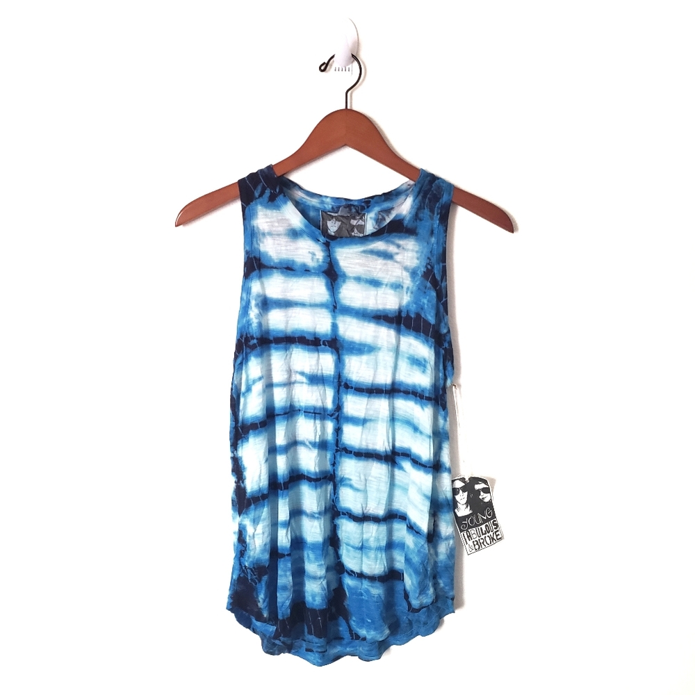 Young Fabulous & Broke Tie Dye Racerback Tank S